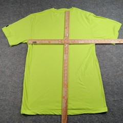 Dickies Shirt Mens Large Tall Hi-Vis Yellow Pocket Crewneck Safety Performance
