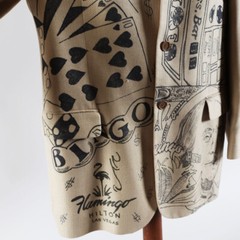 Steve Kaufman Signed Personally Designed Hand-Drawn Art Las Vegas Theme Custo…