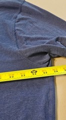 IZOD Men’s XXL Blue T‑Shirt Short Sleeve Contrast Collar Casual Soft Knit Tee