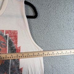 Zion Rootswear Bob Marley Muscle Tank Top Cream XL Reggae Rasta Sleeveless