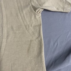 Vintage 90s Hanes Heavyweight Blank Tan Beige T Shirt Size Medium Made In USA
