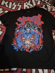 Ghost Heavy Metal Band Shirt Large Blue And Red Black 2023