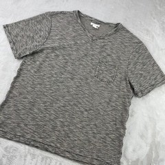 Carbon 2 Cobalt Pocket T Shirt Men Large Brown Striped V Neck Short Sleeve