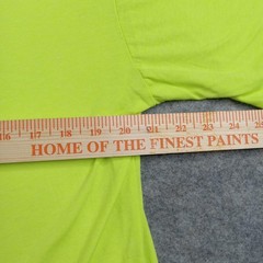 Dickies Shirt Mens Large Tall Hi-Vis Yellow Pocket Crewneck Safety Performance