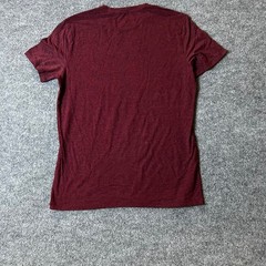 Columbia T-Shirt Mens Size Large Maroon Short Sleeve Cotton Blend Logo Athletic
