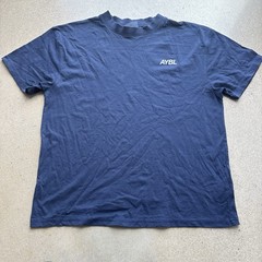AYBL Lift Club Blue Mens Sz Medium Double Sided With Logo Gym Weights Cross Fit