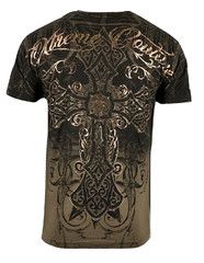 Xtreme Couture By Affliction Men’s T-Shirt DECRETUM Brown Biker S-5XL