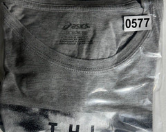 ASICS T Shirt Mens Size XLarge Gray Graphic Athletic Casual Comfort graphic tee