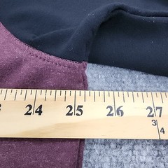 Orvis Shirt Mens XL Burgundy Black Raglan Sleeve Lined Crew Outdoor Pullover