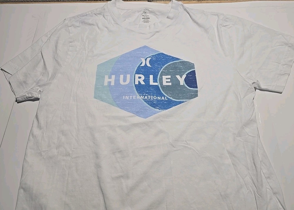 Hurley International Men’s M Spellout T-shirt Surf Skate Beach Summer Outdoor