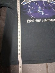 METALLICA vintage 1994 RIDE THE LIGHTNING t shirt ELECTRIC CHAIR Giant LICENSED