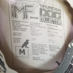 Mighty Fine Thunder Dog Collective Face T-Shirt Men’s Size Medium Short Sleeve
