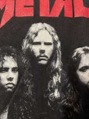 🔥🔥VINTAGE 80s Metallica and Justice For All – Shirt Size LARGE – Black – 1988