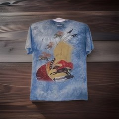 Vtg Y2K The Mountain Horse Visions T-Shirt Size 2XL Native American Warrior AZ