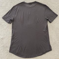 Jack Archer Anytime Tee Shirt Mens Large Gray Curved Hem Modal Performance