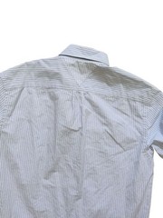 NWT Tommy Hilfiger Blue White Striped Button Down Oxford Shirt Size S