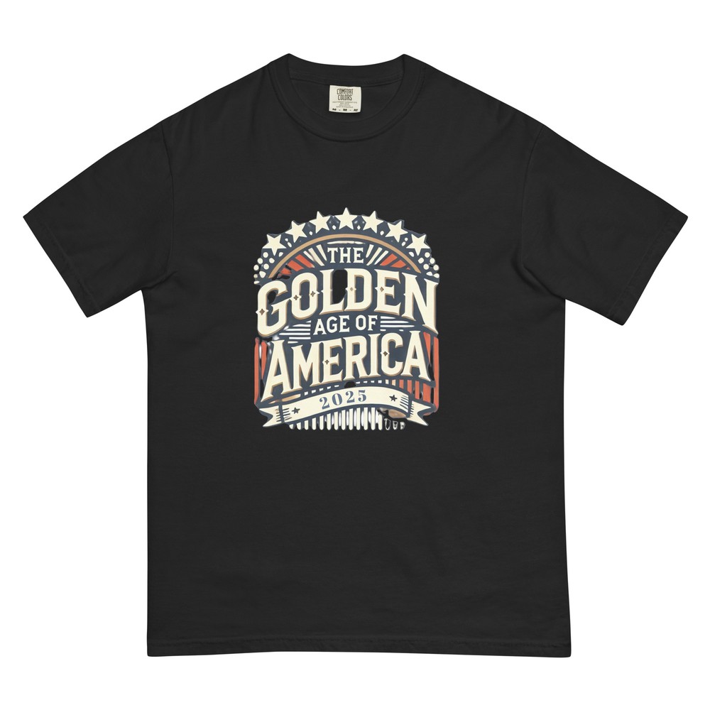 The Golden Age of America 2025 garment-dyed heavyweight t-shirt