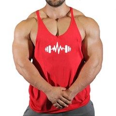 Men Gym Stringer Tank Top Bodybuilding Fitness Vest