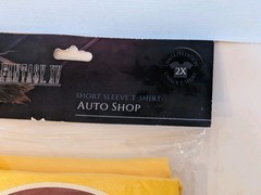 Final Fantasy XV Game T-Shirt Auto Shop Square Enix Yellow XXL Sealed