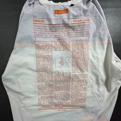 T Post Jersey Mens Small White Hockey Bartender Cirkus Norrland Swedish Festival