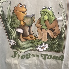 Frog And Toad T Shirt With Book Frog And Toad All Year By Arnold Lobel Large