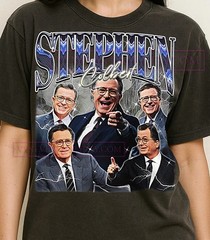 Stephen Colbert Bootleg Shirt, Vintage Comedian TV Host Star Funny Tee, 90s Retr