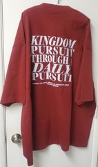 Shaka Wear Oversized Super Max 2XL Burgundy SS Cotton Kingdom Pursuit