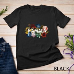 Kamala Harris Vintage Floral Feminine First Female President Unisex T-shirt