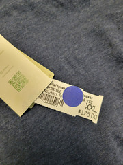 $175 New LEFT COAST TEE Henley Collared REVERSIBLE L/S Shirt Men 2XL XXL Blue