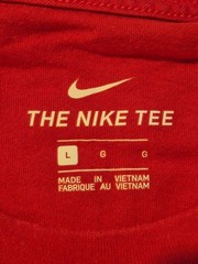 Mens Nike Club embroidered Futura Icon Red T-Shirt, Large