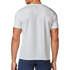Wrangler Men Cotton Stretch Crew Neck Undershirts White Soft T-Shirts 6-Pack M