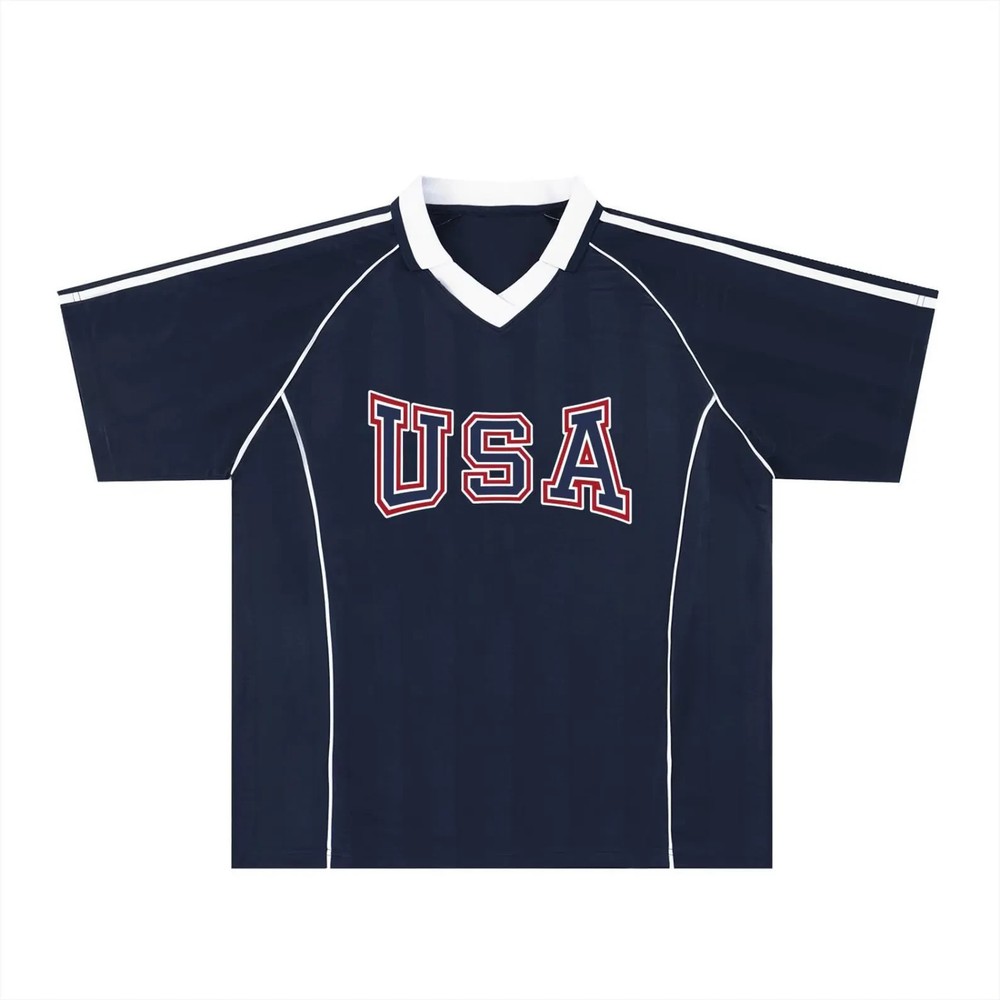 Custom USA Soccer Shirt, Personalized Name Number Sports Fan Tee