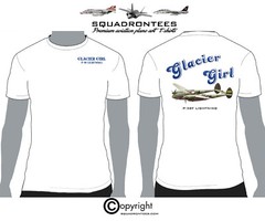 P-38 Glacier Girl – Premium Plane Art T-Shirt