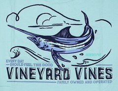 NWT Vineyard Vines Men SS Whale Pocket Crew T-Shirt Tee “FISHING FOR MARLIN”