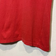 True Vintage 50s/60s Cotton Motorcycle flock Sportex Red / Striped Lido Rare Tee