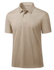 Men’s Casual Polo Shirts Buttons Short Sleeve Quick Dry Outdoor Golf Sport Tops