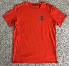 NWT Fjallraven 1960 Logo mens t shirt sz M orange