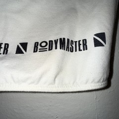 Vintage Bodymaster Crop Top Shirt Mens Large Bodybuilding Lifting Gym Beach