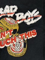Vintage 90s Detroit Pistons 89 Bad Boys T-Shirt World Champions Hammer Time