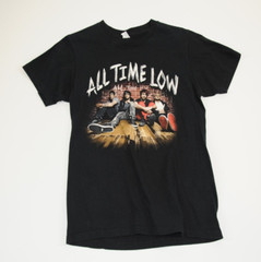 ALL TIME LOW Gimme Summer Ya Love Tour 2011 Pop Punk Tour Shirt SZ slim small