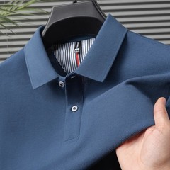 100% pure cotton short sleeved men’s polo shirt summer boutique fashion high-qua