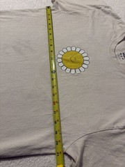 ALAB Be Your Own Ray Of F#cking Sunshine T-Shirt Off White L 2-Sided 100% Cotton