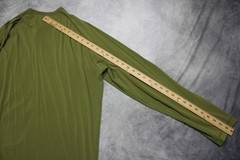 Public Rec Henley Shirt Mens 2XL Green Long Sleeve Pima Cotton Tencel Stretch