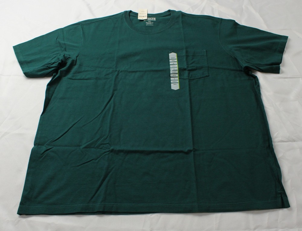 Duluth Trading Co Men’s Longtail T Short Sleeve Pocket Crew DH3 Dark Sea 3XL NWT