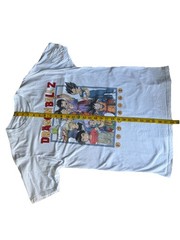 Dragon Ball Z Print White Crew Neck T-Shirt Men’s M