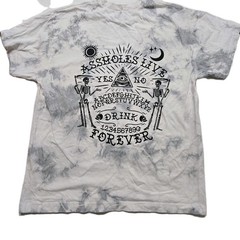 Assholes*s Live Forever Aholes ALF Ouija Board Skeletons Tie Dye Shirt Large