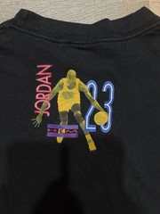 1990 Nike Air Jordan 23 Michael Jordan Black Long Sleeve Crew Neck T-Shirt Men S