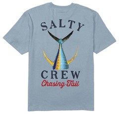 Salty Crew Tailed Classic SS T-Shirt – Blue Fog – New