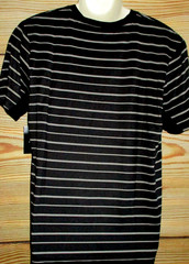 MENS RVCA PERFORMANCE BLACK T-SHIRT SIZE M