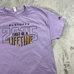 Golden State Valkyries T-Shirt XL Purple 2015 Playoffs First of a Lifetime Hanes